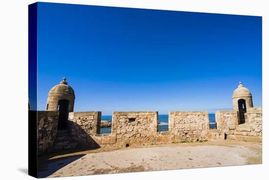 The Ramparts of the Old City, Essaouira, Morocco-Nico Tondini-Stretched Canvas