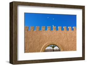 The Ramparts of the Old City, Essaouira, Morocco-Nico Tondini-Framed Photographic Print