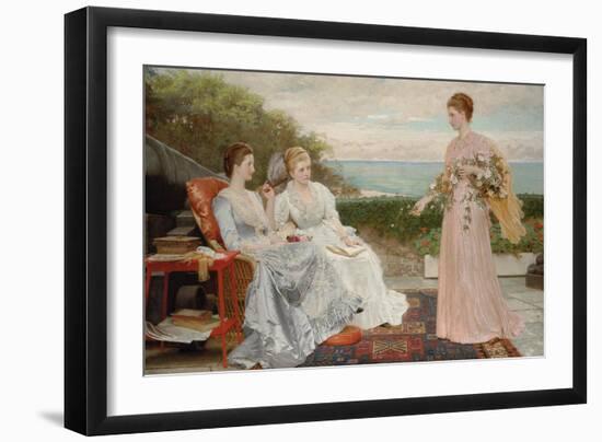 The Ramparts-Charles Edward Perugini-Framed Giclee Print