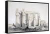 The Ramseion, Luxor, Egypt, 19th Century-George Moore-Framed Stretched Canvas