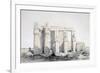 The Ramseion, Luxor, Egypt, 19th Century-George Moore-Framed Giclee Print