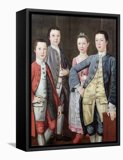 The Rapalje Children, 1768-John Durand-Framed Stretched Canvas