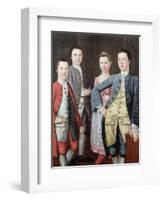 The Rapalje Children, 1768-John Durand-Framed Giclee Print