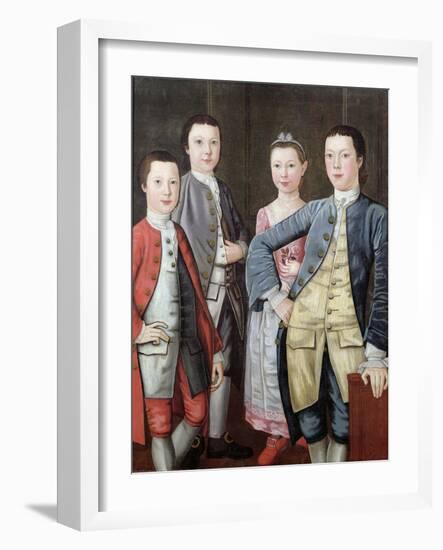 The Rapalje Children, 1768-John Durand-Framed Giclee Print