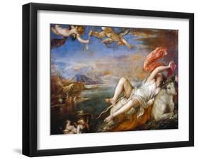 The Rape of Europa, 1560-1561-Titian (Tiziano Vecelli)-Framed Giclee Print