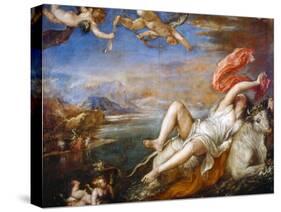 The Rape of Europa, 1560-1561-Titian (Tiziano Vecelli)-Stretched Canvas
