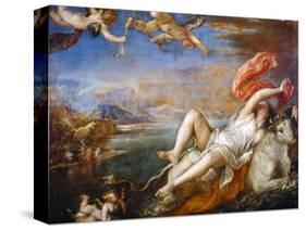 The Rape of Europa, 1560-1561-Titian (Tiziano Vecelli)-Stretched Canvas