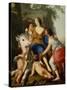 The Rape of Europa, 1644 (Oil on Canvas)-Laurent de La Hyre-Stretched Canvas