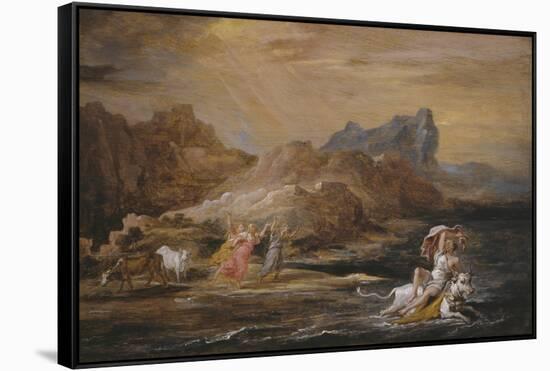 The Rape of Europa, 1654-56-David the Younger Teniers-Framed Stretched Canvas