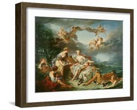 The Rape of Europa, 1747-Francois Boucher-Framed Giclee Print