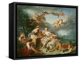 The Rape of Europa, 1747-Francois Boucher-Framed Stretched Canvas