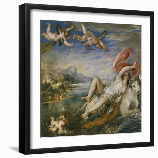 The Rape of Europa (After Titia), 1629-Peter Paul Rubens-Framed Premium Giclee Print