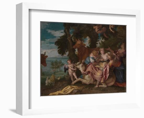 The Rape of Europa, C. 1570-Paolo Veronese-Framed Giclee Print