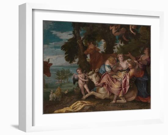 The Rape of Europa, C. 1570-Paolo Veronese-Framed Giclee Print