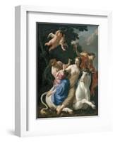 The Rape of Europa, C. 1640-Simon Vouet-Framed Giclee Print