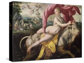 The Rape of Europa, Ca 1590-Maerten de Vos-Stretched Canvas