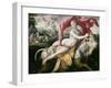 The Rape of Europa (Legendary Phoenician Princess Carried Away by Jupiter in Form of White Bull)-Martin de Vos-Framed Giclee Print