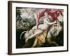 The Rape of Europa (Legendary Phoenician Princess Carried Away by Jupiter in Form of White Bull)-Martin de Vos-Framed Giclee Print