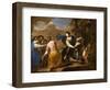 The Rape of Europa (Oil on Canvas)-Bernardo Cavallino-Framed Giclee Print