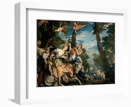 The Rape of Europa-Paolo Veronese-Framed Giclee Print