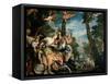 The Rape of Europa-Paolo Veronese-Framed Stretched Canvas