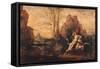 The Rape of Europa-Gustave Moreau-Framed Stretched Canvas