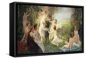 The Rape of Europa-Edouard Veith-Framed Stretched Canvas