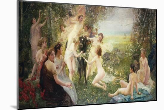 The Rape of Europa-Edouard Veith-Mounted Giclee Print