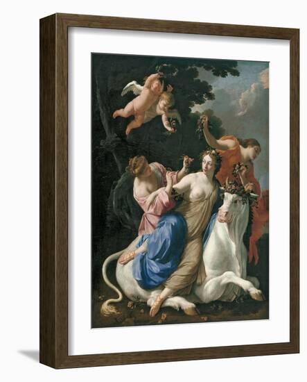 The Rape of Europa-Simon Vouet-Framed Giclee Print