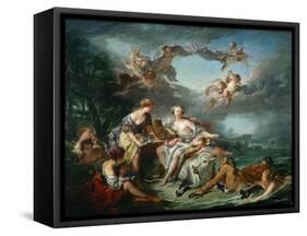 The Rape of Europa-François Boucher-Framed Stretched Canvas