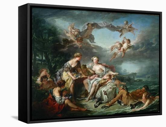 The Rape of Europa-François Boucher-Framed Stretched Canvas
