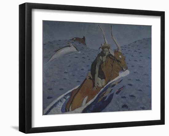 The Rape of Europa-Valentin Alexandrovich Serov-Framed Giclee Print