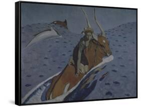 The Rape of Europa-Valentin Alexandrovich Serov-Framed Stretched Canvas