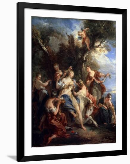 The Rape of Europe, C1725-Francois Lemoyne-Framed Giclee Print