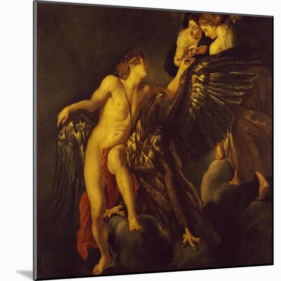 The Rape of Ganymede-null-Mounted Giclee Print