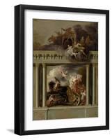 The Rape of Proserpine, Design for the Staircase of Devonshire House, London, C.1704-Louis Laguerre-Framed Giclee Print