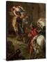 The Rape of Rebecca-Eugene Delacroix-Stretched Canvas