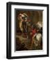 The Rape of Rebecca-Eugene Delacroix-Framed Giclee Print