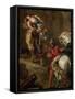 The Rape of Rebecca-Eugene Delacroix-Framed Stretched Canvas