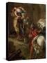 The Rape of Rebecca-Eugene Delacroix-Stretched Canvas