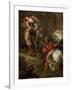 The Rape of Rebecca-Eugene Delacroix-Framed Giclee Print