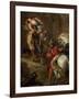 The Rape of Rebecca-Eugene Delacroix-Framed Giclee Print