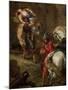 The Rape of Rebecca-Eugene Delacroix-Mounted Giclee Print