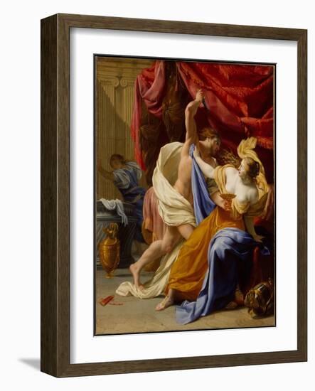 The Rape of Tamar, c.1640-Eustache Le Sueur-Framed Giclee Print