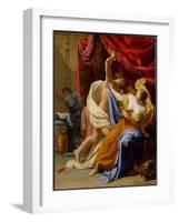 The Rape of Tamar, c.1640-Eustache Le Sueur-Framed Giclee Print