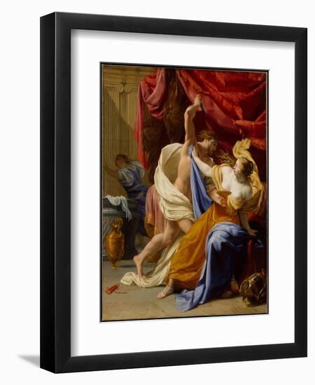 The Rape of Tamar, c.1640-Eustache Le Sueur-Framed Giclee Print