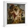 The Rape of the Daughters of Leucippus, about 1618-Peter Paul Rubens-Framed Premium Giclee Print