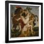 The Rape of the Daughters of Leucippus, about 1618-Peter Paul Rubens-Framed Giclee Print