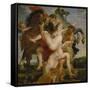 The Rape of the Daughters of Leucippus, about 1618-Peter Paul Rubens-Framed Stretched Canvas