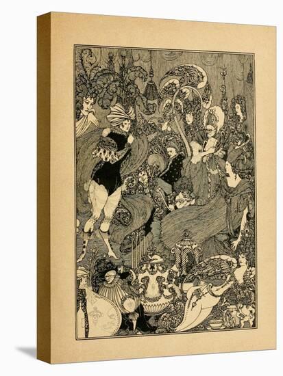 The Rape of the Lock-Aubrey Beardsley-Stretched Canvas